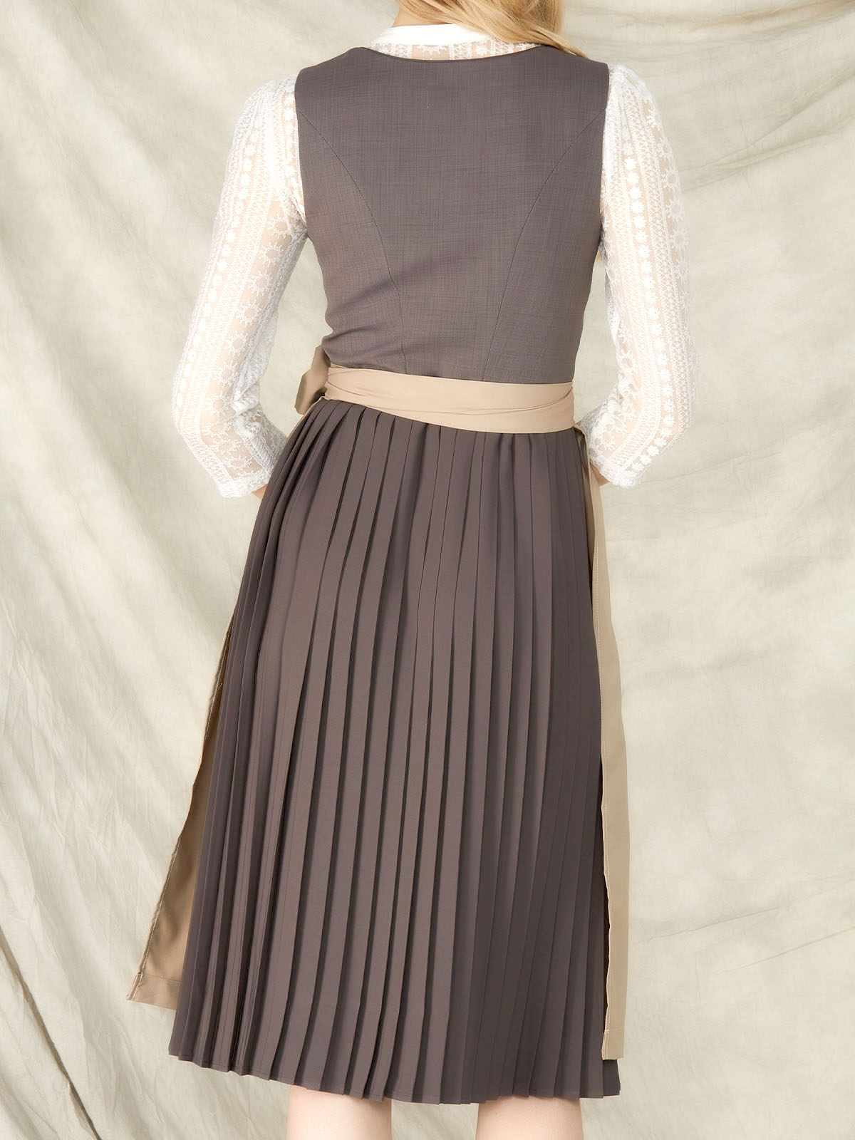 Graues Midi Dirndl