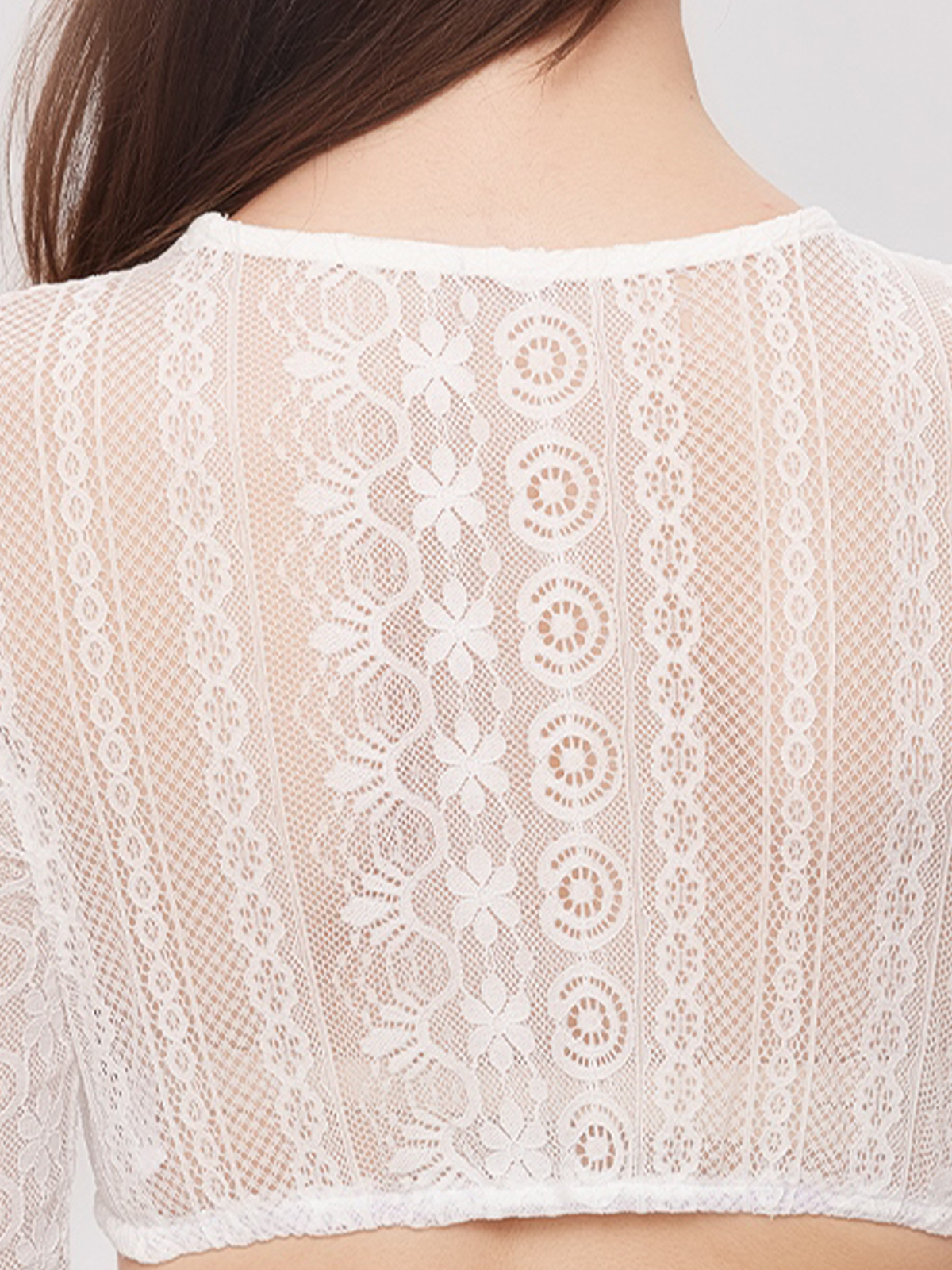 Dirndl Mini Damen in Weiß