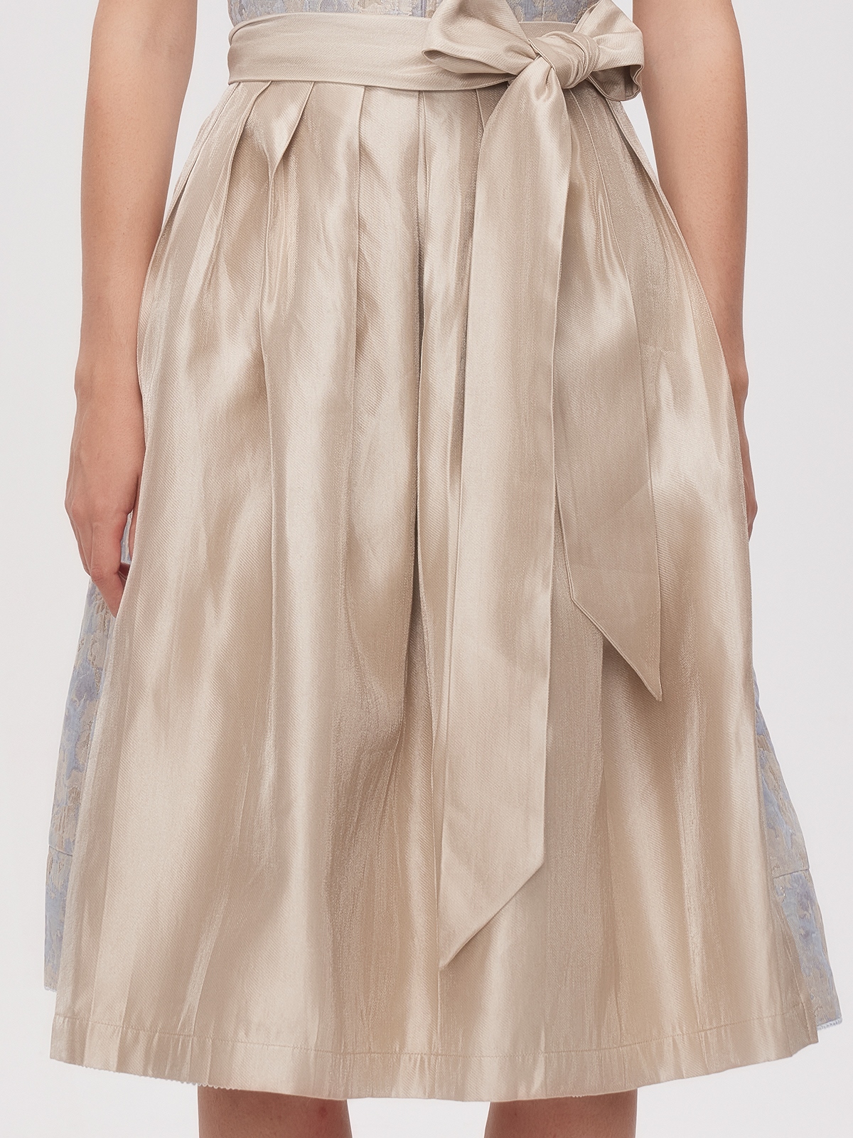 Dirndl Dunkelgrün mit Blumenmuster